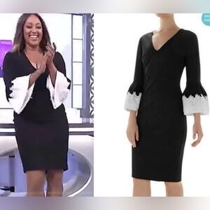 Ted Baker Black Dress with Gold Zipper